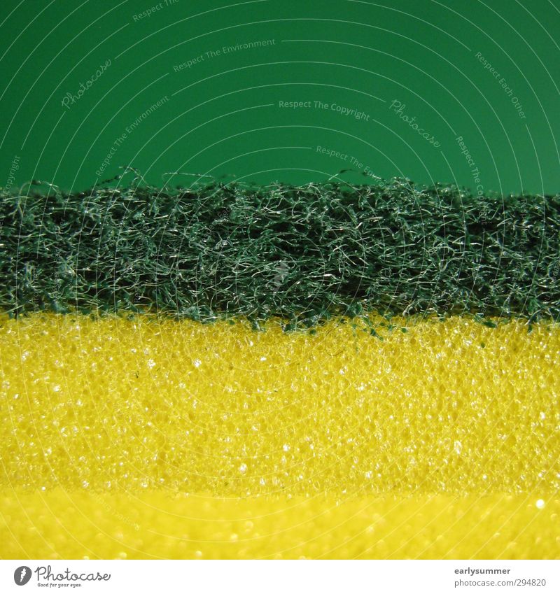 spongy transitions Football pitch Moss Line Stripe Net Multicoloured Yellow Green Art Sponge rinsing sponge Do the dishes shift pile layered lettuce Material