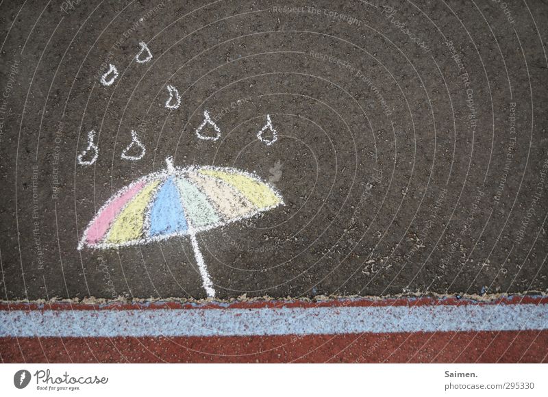 parasol vs. "spring" Places Lanes & trails Weather Umbrellas & Shades Sunshade Tar Rainwater Chalk drawing Structures and shapes Sporting grounds Painted