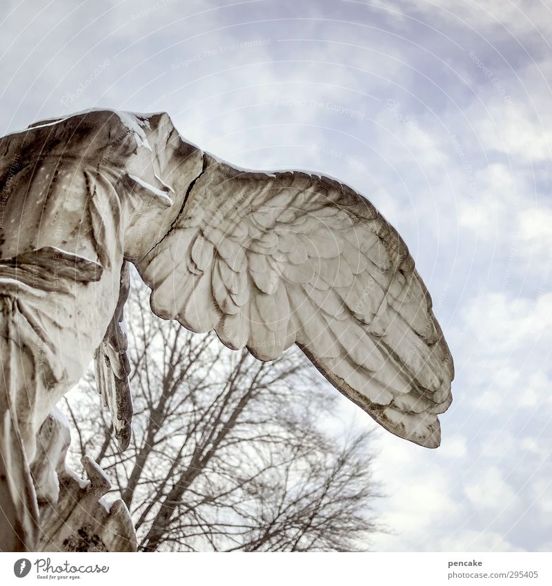 old gravestones falling angel Art Sculpture Monument Sign Moody Passion Secrecy Dedication Angel Wing Statue To fall Tumble down Headless Tombstone