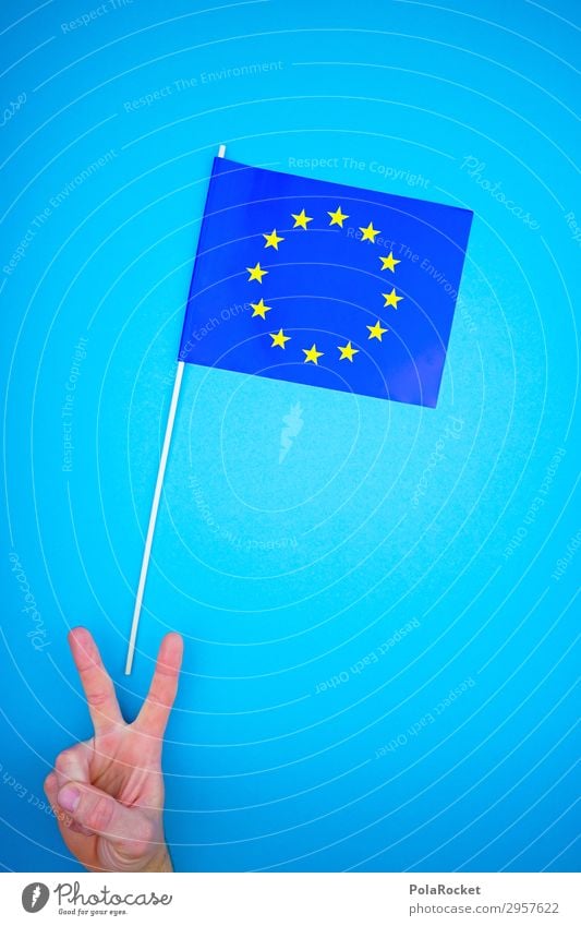 #S# Peace Europe Study Esthetic European Europacenter European parliament European flag Star (Symbol) Elections Fingers Blue Europe Day Election campaign