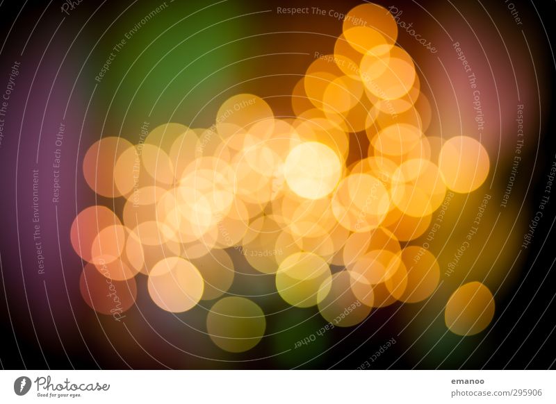 bokeh Art Event Shows Sign Sphere Bright Warmth Yellow Design Blur Light Light (Natural Phenomenon) Christmas & Advent Christmas fairy lights Round Circle Soft