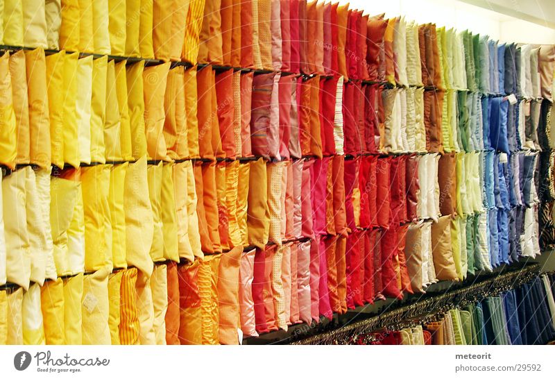 pillow world Cushion Sell Wall (building) Rainbow Arrange Living or residing Colour