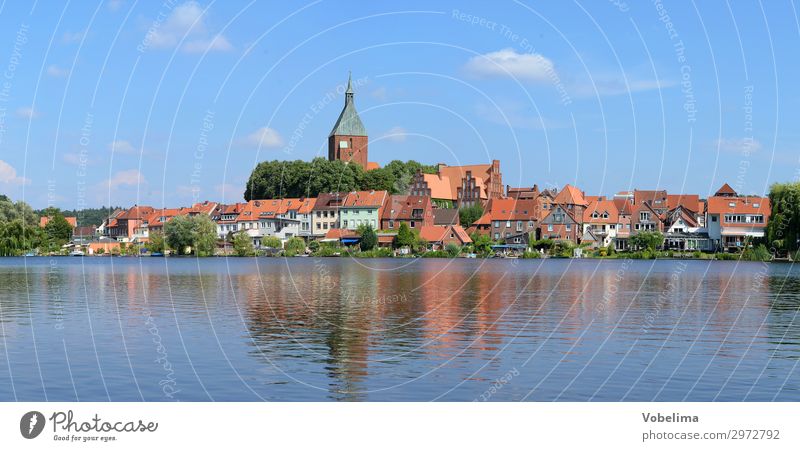 Moelln on the Moelln Lake District Duchy of Lauenburg minor Old town Architecture Germany eulenspiegelstadt Europe House (Residential Structure) Church