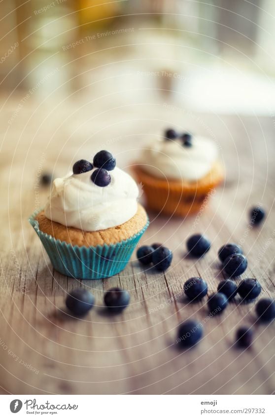 blueberry days Dough Baked goods Cake Dessert Candy Nutrition Picnic Finger food Delicious Sweet Muffin Cupcake Blueberry Colour photo Interior shot