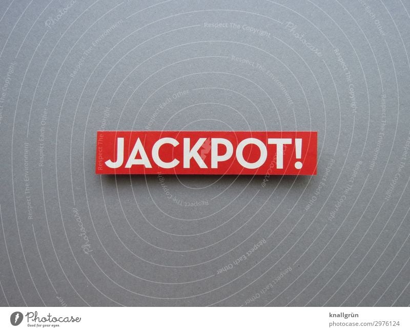 Jackpot! Characters Signs and labeling Communicate Gray Red White Emotions Moody Joy Happy Contentment Joie de vivre (Vitality) Enthusiasm Success Surprise