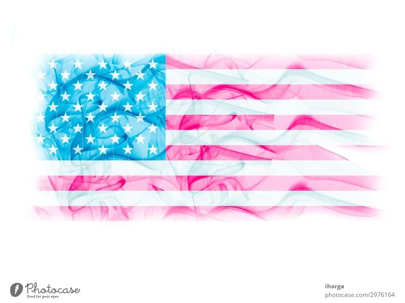 United States flag with smoke texture on white background Freedom Feasts & Celebrations Monument Stripe Flag Blue Red White Honor Colour Independence July USA