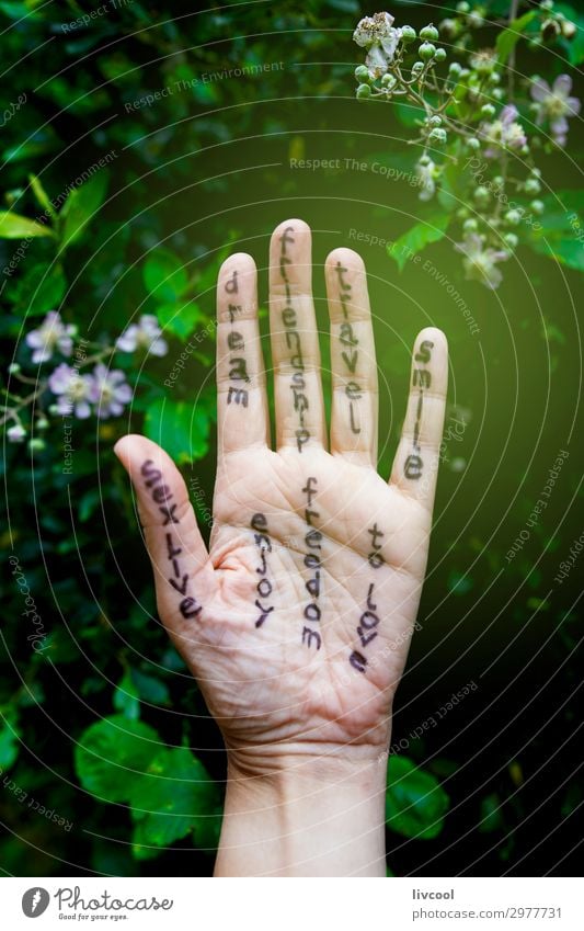 phrases with message Lifestyle Body Vacation & Travel Freedom Human being Friendship Arm Hand Fingers Art Artist Work of art Culture Nature Tree Flower Leaf