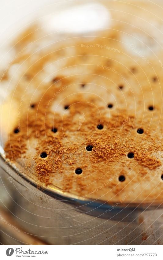 Cinnamon shaker. Food Nutrition Art Esthetic Manual cooking appliances Macro (Extreme close-up) Hollow Herbs and spices Spice rack Spice store Colour photo