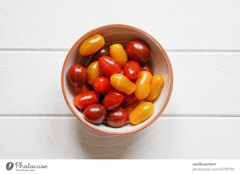 heirloom cherry tomatoes - tomatoes in bowl Food Vegetable Fruit Nutrition Vegetarian diet Healthy Eating Hip & trendy Multicoloured Yellow Red Still Life