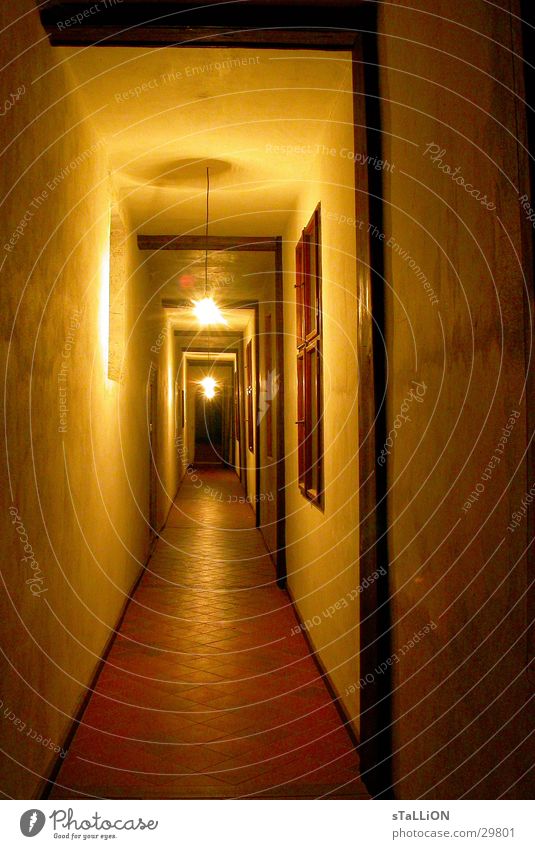 gang Electric bulb Long Physics Architecture Warmth Castle Corridor