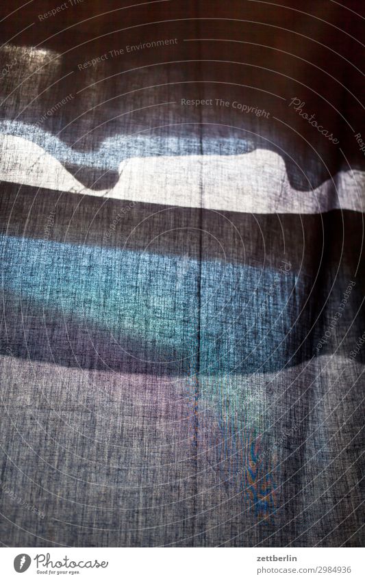 curtain Cloth Rag Curtain Drape Weather protection Textiles Dark Darken Background picture Design Structures and shapes Abstract Living or residing Window Room