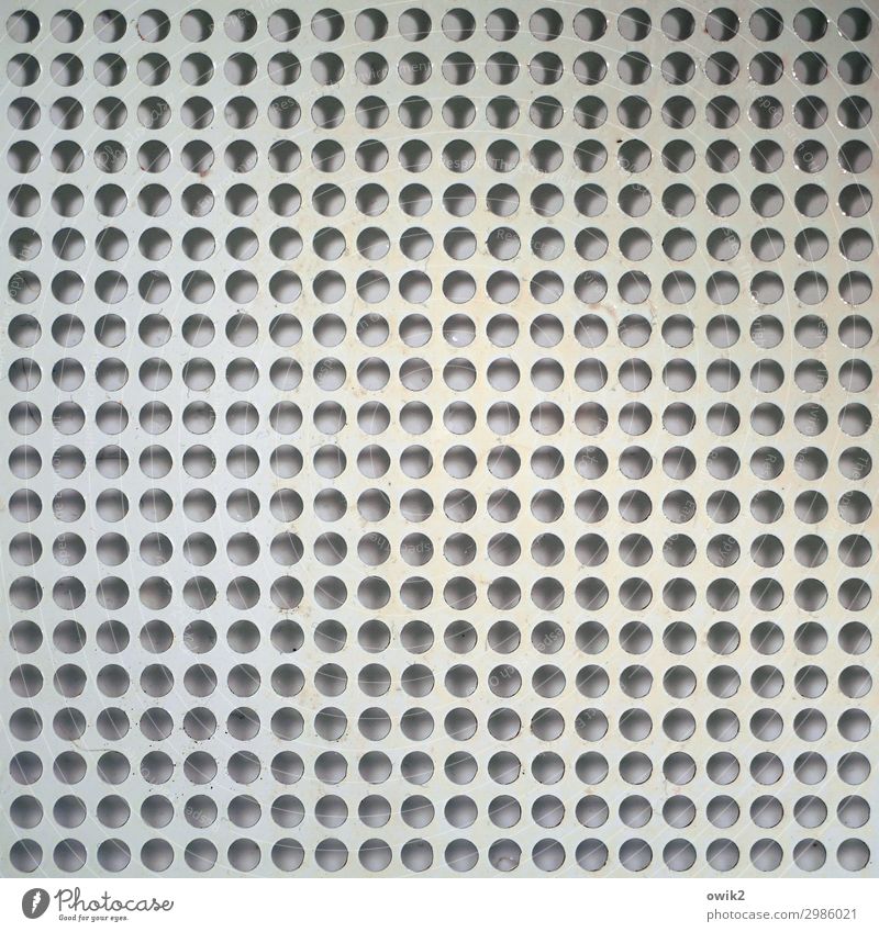 20 x 20 Grating Metal grid extractor hood Hollow Round Many Accuracy Arrangement Precision Puzzle Unclear Circle Illusion Colour photo Subdued colour
