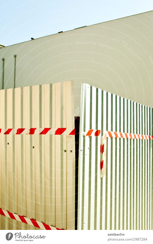 corrugated-iron fence Fence Border Corrugated sheet iron Corrugated iron wall Corrugated iron roof Corrugated-iron hut Construction site Barrier flutterband Red