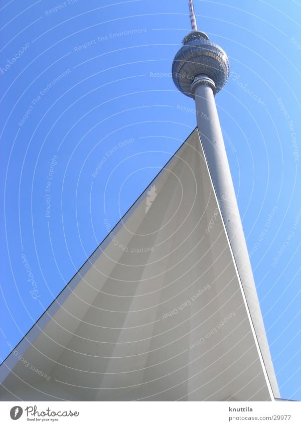 Berlin television tower with a difference Alexanderplatz Architecture alex Berlin TV Tower Modern Perspective