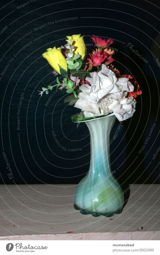 Blue Glass Flower Vase Group Plant Blossom Container Bouquet Esthetic Beautiful Yellow Red White Fragrance bunch Accumulation arranged Set Jug Vertical