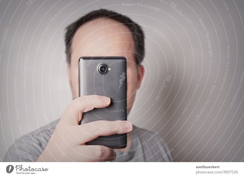 Cyclops ( Man makes Selfie ) Lifestyle Leisure and hobbies Telephone Cellphone PDA Technology Entertainment electronics Advancement Future Telecommunications