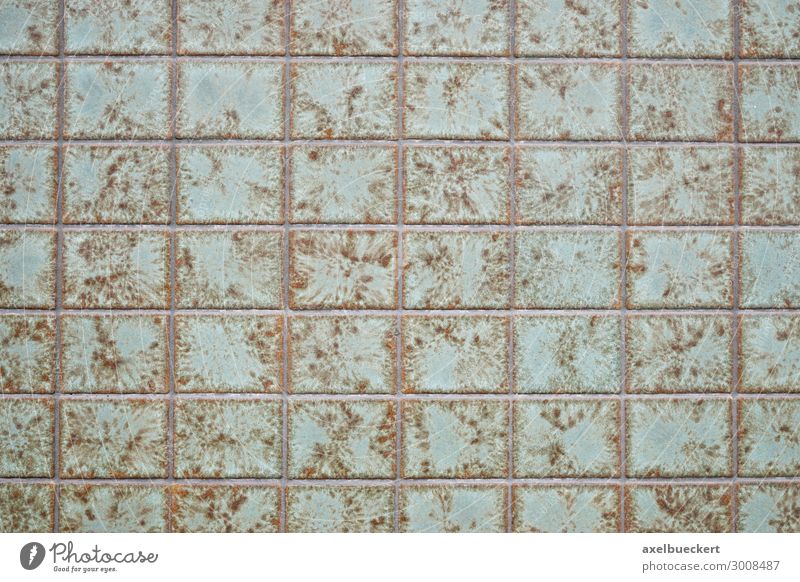 shabby chic tiles Design Wall (barrier) Wall (building) Facade Retro Turquoise Vintage Grunge Background picture Tile Shabby Chic Copy Space Bathroom Kitchen