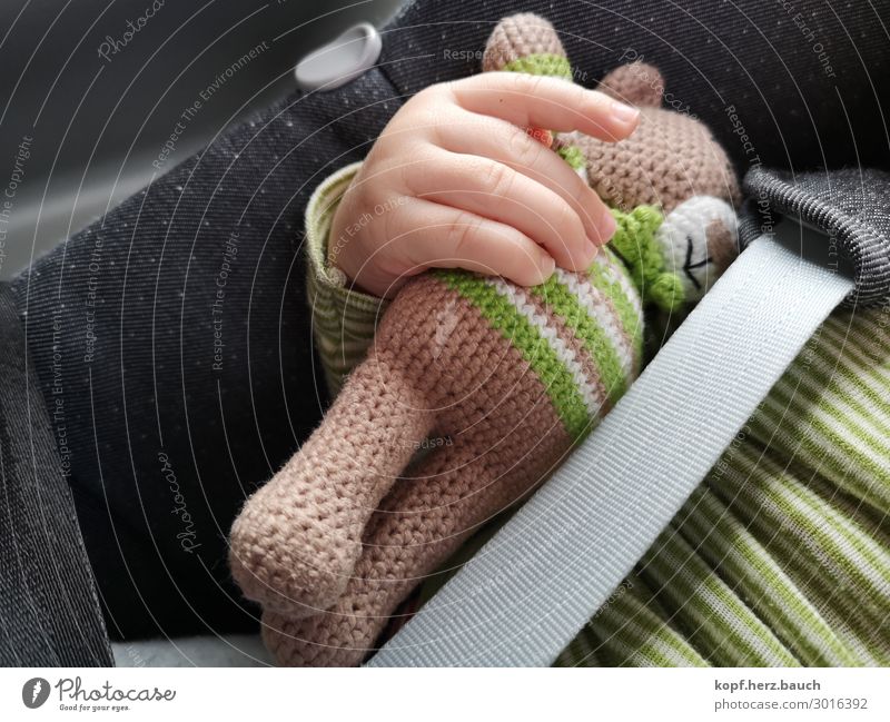 T.E.D.D.Y. Baby 1 Human being 0 - 12 months Motoring Child seat Driving Sleep Together Cuddly Green Safety Protection Safety (feeling of) Love of animals