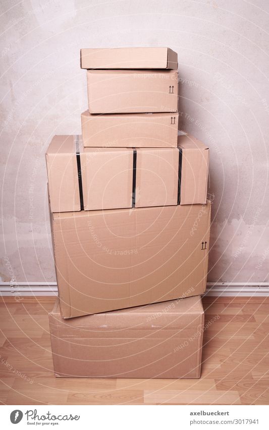 Package Stack Lifestyle Shopping Flat (apartment) Room Trade Logistics Business Cardboard Cardboard box Mail order selling Consumption Packaging material