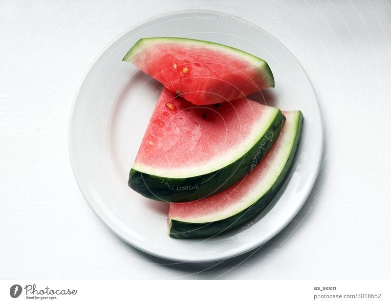 Fresh melon Fruit Melon Water melon Melone slice Nutrition Eating Buffet Brunch Vegetarian diet Finger food Plate Lifestyle Wellness Harmonious Summer Warmth