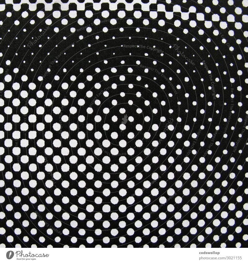 progression of concentration Printed Matter Print shop Grid Black White Design grid point semitone halftone image Black & white photo Abstract Pattern