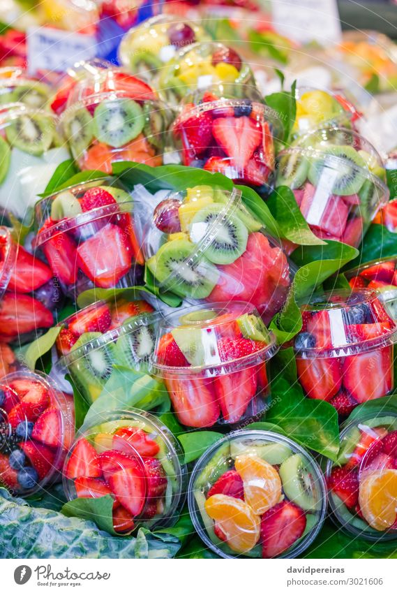 Set packed of fresh fruits in a market Food Vegetable Fruit Shopping Vacation & Travel Tourism Marketplace Stand Fresh Barcelona Spain boqueria catalan