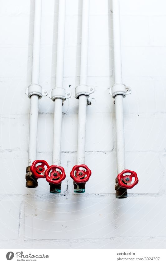 Four valves Effluent Ventilation Heating Heating pipe Air conditioning Climate Cellar Deserted Pipe Iron-pipe Copy Space Valve Water pipe Tap Installations