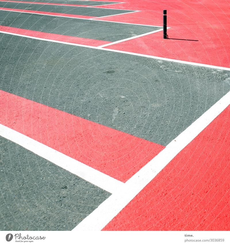 groundskeeper Transport Traffic infrastructure Bus travel Parking lot Bus terminal Asphalt Tar Colour Stone Sign Signs and labeling Line Stripe Sharp-edged Dry