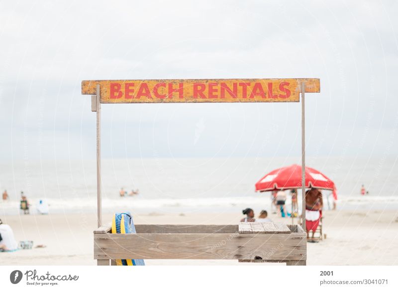 Beach Rentals Swimming & Bathing Tourism Adventure Summer Summer vacation Ocean Island Surfing Beautiful weather Sign Characters Signs and labeling