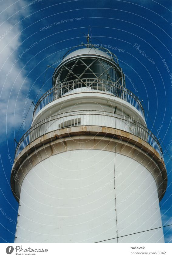 Majorcan lighthouse Lamp Light Architecture Island Sky Blue