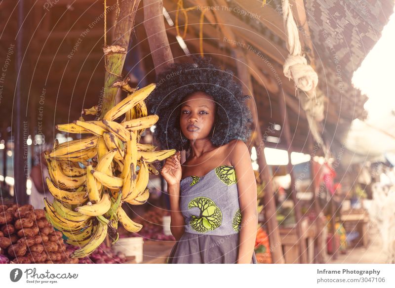 AFRICAN MARKET Human being Girl Young woman Youth (Young adults) Woman Adults Body 1 18 - 30 years Art Village Small Town Downtown Emotions Moody Joy Love