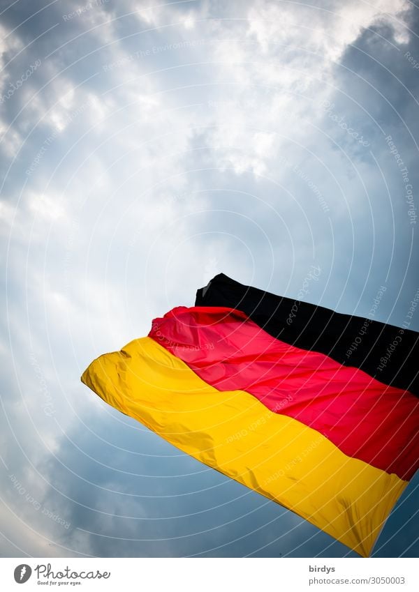 German Sky Clouds Storm clouds Climate change Wind Germany German Flag Ensign Authentic Exceptional Threat Gold Red Black Might Responsibility