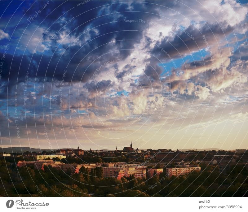 hours later Sky Clouds Beautiful weather Bautzen Germany Small Town Downtown Skyline Populated House (Residential Structure) Church Dome Building