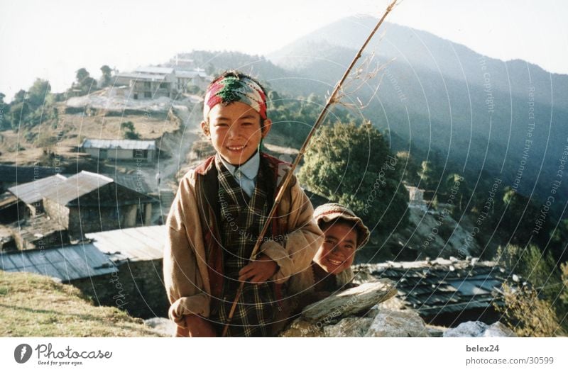 Nepal's Children Asia Primordial Human being Boy (child) Nature Himalayan Open trekking