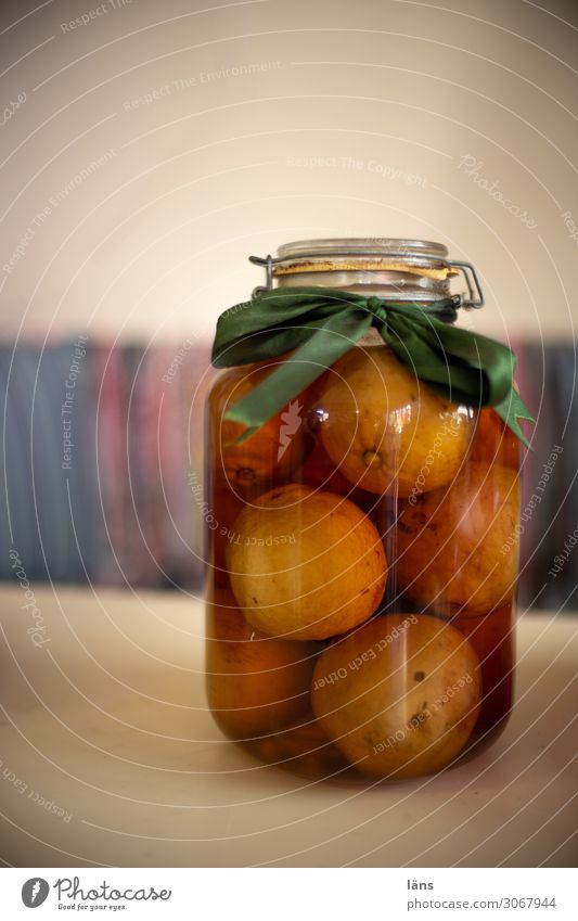 Pickled oranges Food Orange Nutrition Island Paros Greece Shopping Canned Glass Colour photo Interior shot Deserted Copy Space left Copy Space top