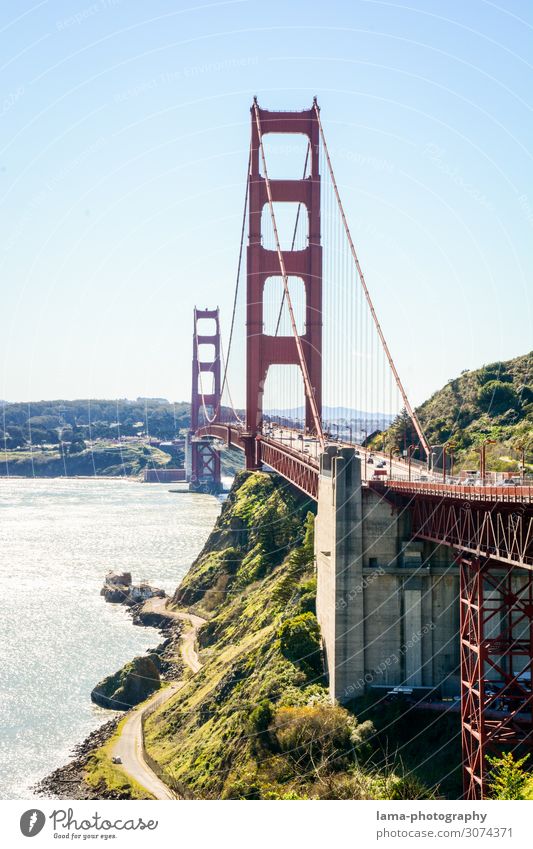 The Golden Gate Vacation & Travel Tourism Trip City trip Coast Bay San Francisco San Francisco bay California USA Americas Bridge Manmade structures