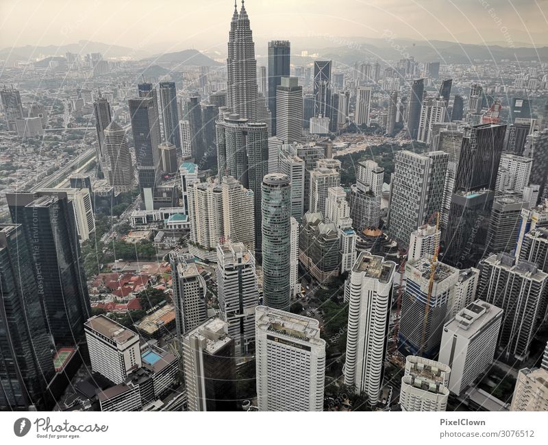 Kuala Lumpur Lifestyle Vacation & Travel Tourism Adventure Far-off places Sightseeing City trip Town Skyline High-rise Tower Building Architecture
