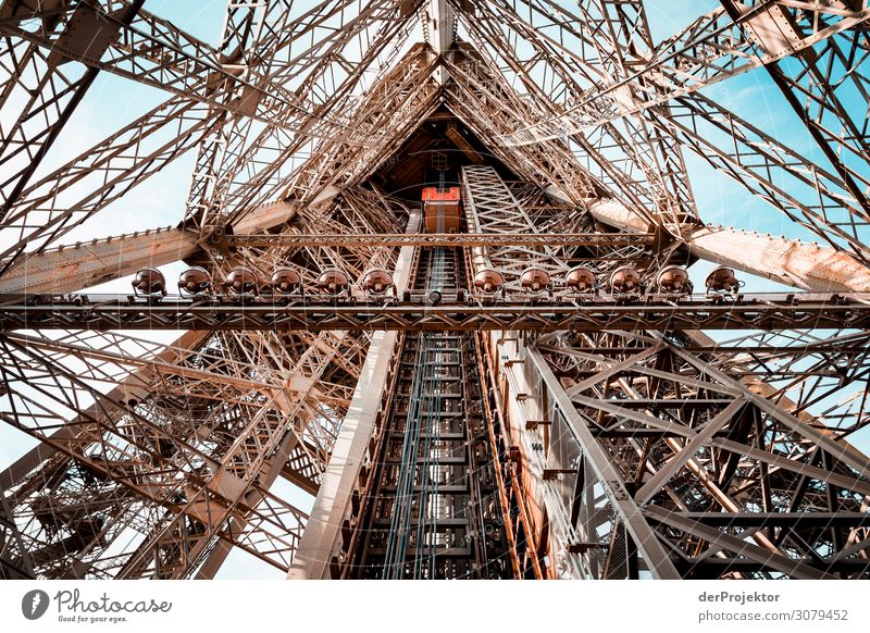 Eiffel Tower in Paris Vacation & Travel Tourism Trip Adventure Far-off places Freedom Sightseeing City trip Capital city Manmade structures Building