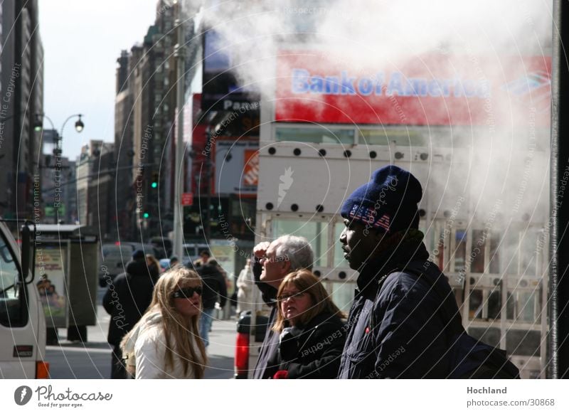 New York 5 Street Black Cap Characteristic Group Smoke USA