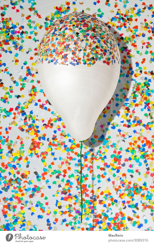 confetti balloon Joy Feasts & Celebrations Carnival New Year's Eve Wedding Birthday Multicoloured view color photograph Colour colored celebration celebrations