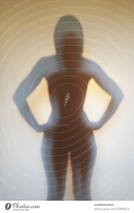 Silhouette of an anonymous woman Beautiful Human being Feminine Young woman Youth (Young adults) Woman Adults Body 1 18 - 30 years Power Avatar Anonymous