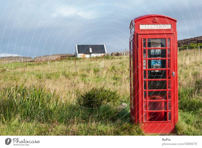 Phonebox in rural scotland. Lifestyle Vacation & Travel Tourism Freedom Sightseeing House (Residential Structure) Telephone Environment Nature Landscape Climate