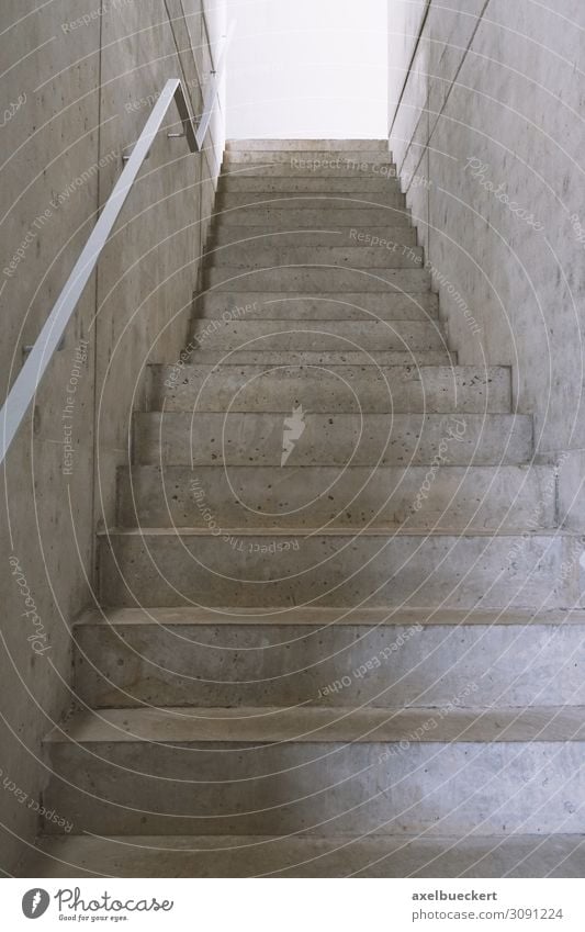empty concrete stairs into the light Design Architecture Stairs Beginning Success Lanes & trails Target Future Symbols and metaphors Background picture