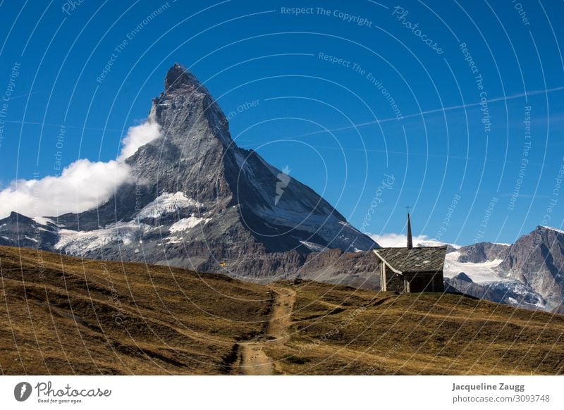 Matterhorn - the magnet Nature Landscape Beautiful weather Alps To enjoy Hiking Contentment Enthusiasm Colour photo Exterior shot Day