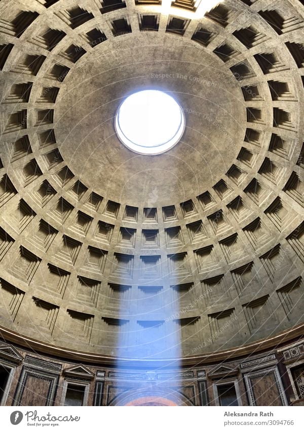 pantheon Museum Work of art Architecture Rome Pantheon Italy Europe Church Dome Manmade structures Building Tourist Attraction Landmark Monument Old Esthetic