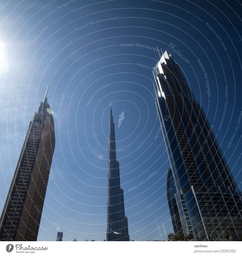 The three of the ..... Dubai United Arab Emirates var Burj Khalifa High-rise City Architecture Tourism Financial Industry Credit Bank building Economy