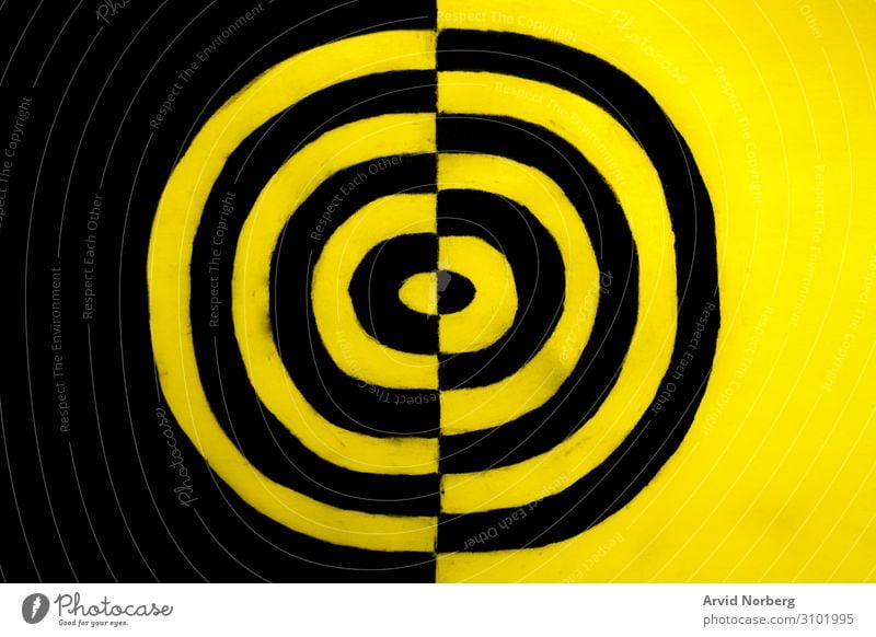 Black and yellow concept abstract alert art backdrop background banner black caution circle color creative curve danger design dirty graphic grunge hazard