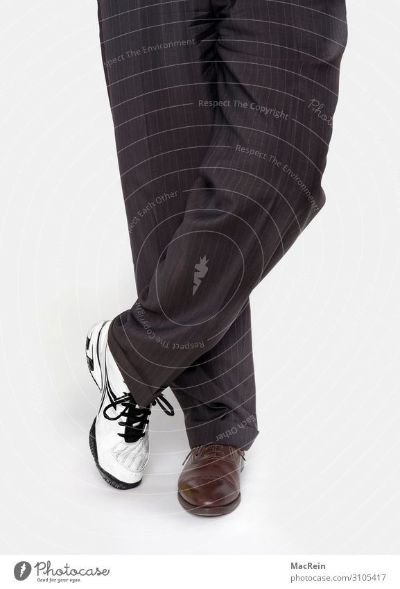 Work and leisure Human being Clothing Pants Sneakers Stripe White Workwear Legs Leg Clothing Occupations Workwear Be