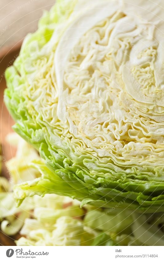 Raw White Cabbage Vegetable Nutrition Diet Fresh Natural Green food cabbage cole cooking cruciferous headed Cut Quarter piece part healthy Vitamin Vertical