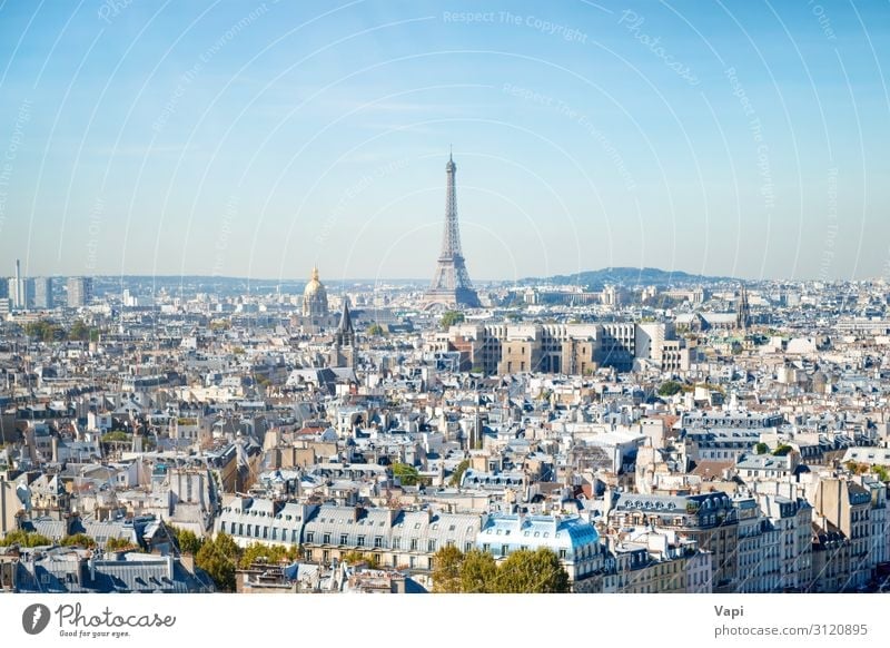 Paris cityscape with Eilffel tower Beautiful Wellness Leisure and hobbies Vacation & Travel Tourism Trip Adventure Far-off places Freedom Sightseeing City trip